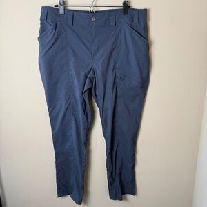 Duluth Trading Dry on the Fly Slim Leg Pants Womens 18x29 Ink Hiking Outdoor